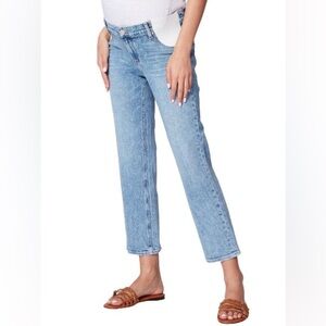 Paige Noella straight maternity jeans Liza size 27